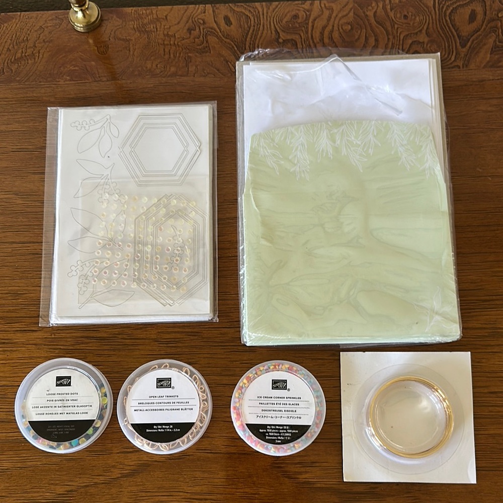 Stampin' Up! Retired Bundle of Embellishments and Crafting Supplies